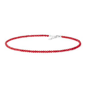 Colier coral rosu cu argint DiAmanti 202-49-G (Argint 925‰ 0,65 g.)